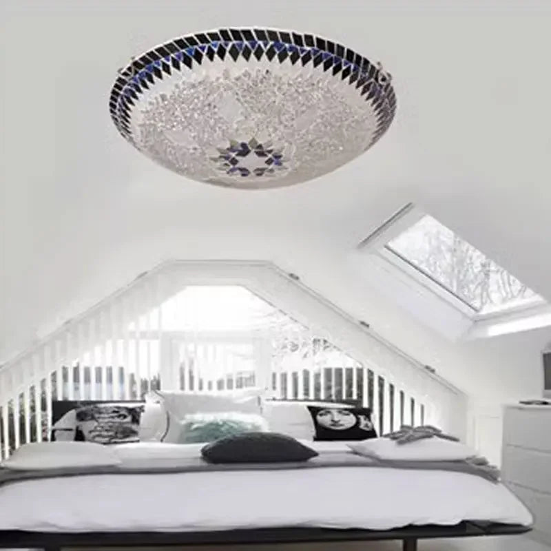 Glass Art Ceiling Lights Lighting Fixture Turkish Home Luminaria Decor for Loft Living Room Kitchen Lamp Bedroom Chandelier LED