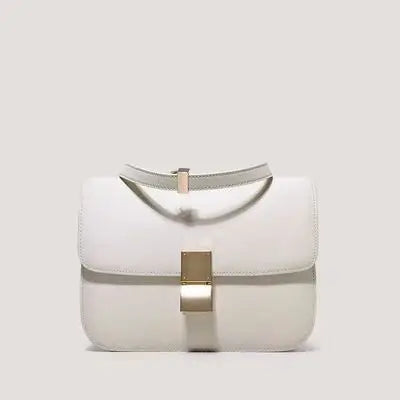 Luxury Designer Tofu Bags Square Bag One Shoulder Crossbody Bag Fashion Handbags Top Quality Genuine Leather Women's Bag Chic