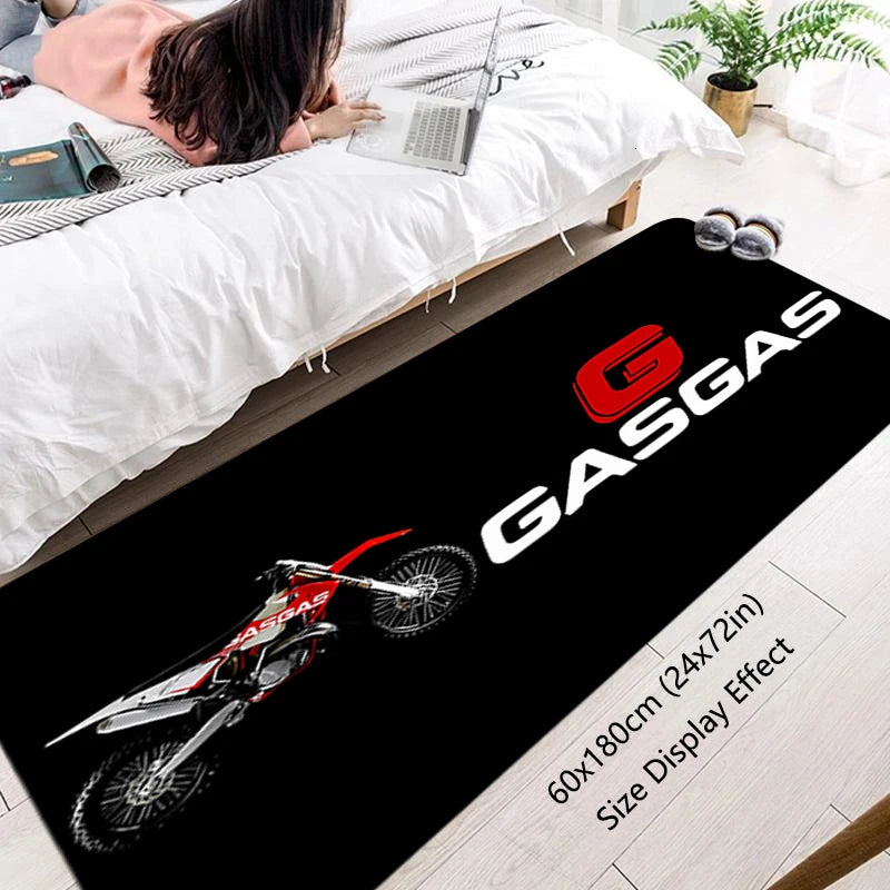Door Mats Interior Foot Rug GAS Motorcycle Racing Welcome Floor Mat for Entryway Hallway Carpet Kitchen Rugs Fluffy Home Decor