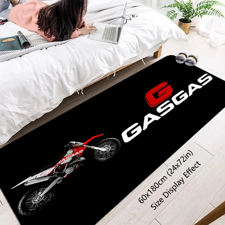 Door Mats Interior Foot Rug GAS Motorcycle Racing Welcome Floor Mat for Entryway Hallway Carpet Kitchen Rugs Fluffy Home Decor