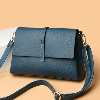 Soft Leather Luxury Shoulder Crossbody Bags for Women 2023 Fashion Purses and Handbags Designer Fashion Ladies Messenger Bag Sac