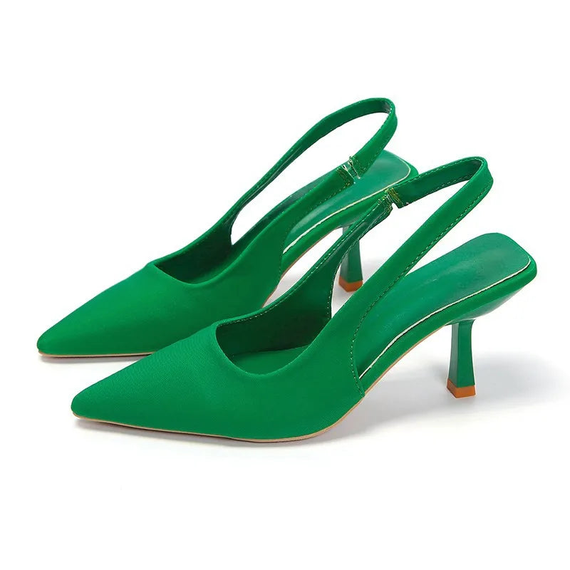 2026Sexy Women High Heels Luxury Pointed Toe Women's Pumps Fashion Shallow Sandals Stiletto Heels Women Party Wedding Shoes