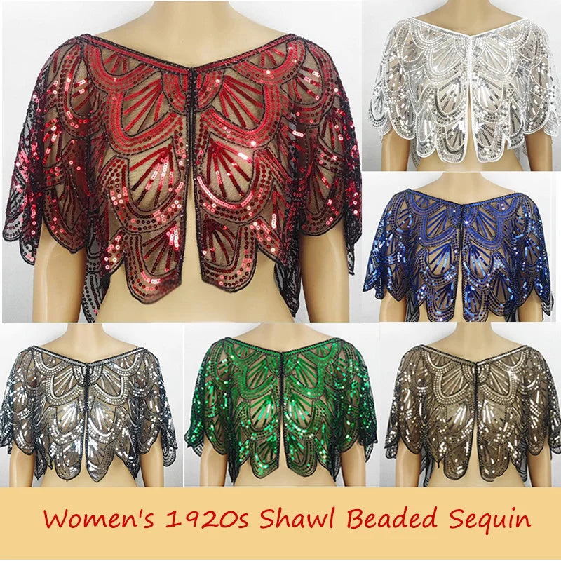 Sequins Lace Shawls Palaces Styles Women Shawls Sunscreen Hollows Out Cloak Tippet For Ladies Shawls Stylish Layering Women's
