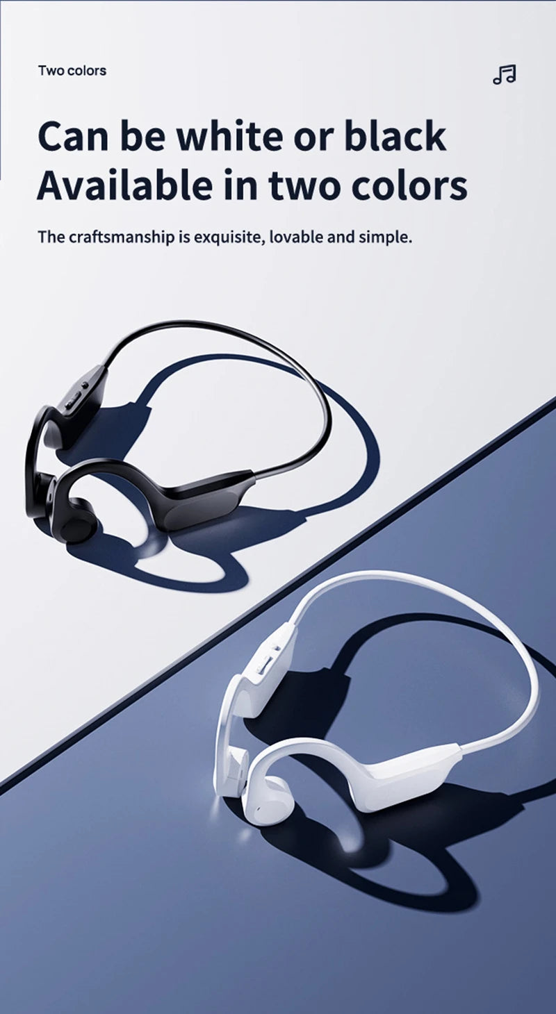 Lenovo Wireless Bone Conduction Headphones Bluetooth Earphone Sport Swimming Bluetooth Compatible Headphone Hand-free With Mic