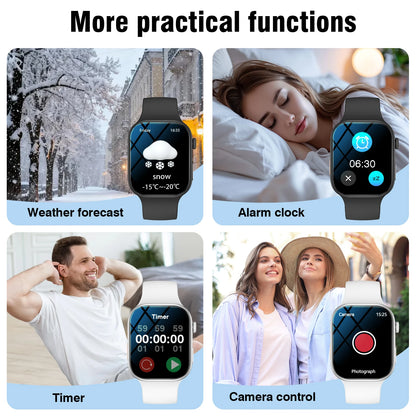 Smart Watch, Wireless Call/Dial, Multi-Sport Mode, Multiple APP Reminders, Suitable for Men and Women, Compatible with IPhone/An