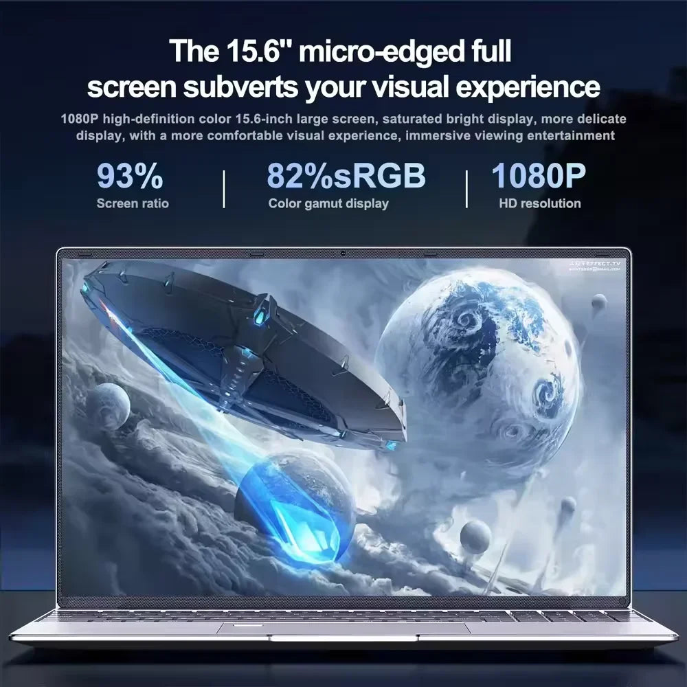 2026 Intel Core I9-10980HK Laptop 15.6 inch Win11 Pro 16GB RAM 1TB 2TB SSD Fingerprint Unlock Office Business Gaming Notebook