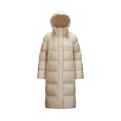 Semir Down Jacket Women Long Length Waterproof Coat 2026 Fashion Winter New Loose Hooded Coat Simple Down Jacket Woman