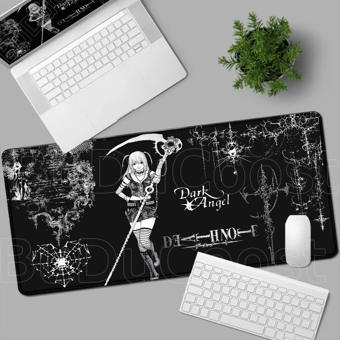 New Misa Amane Light Yagami Desk Mat Death Note Anime Mousepad Computer Gamers Lock Edge Mouse Pad Gaming E-sports Keyboard Pads