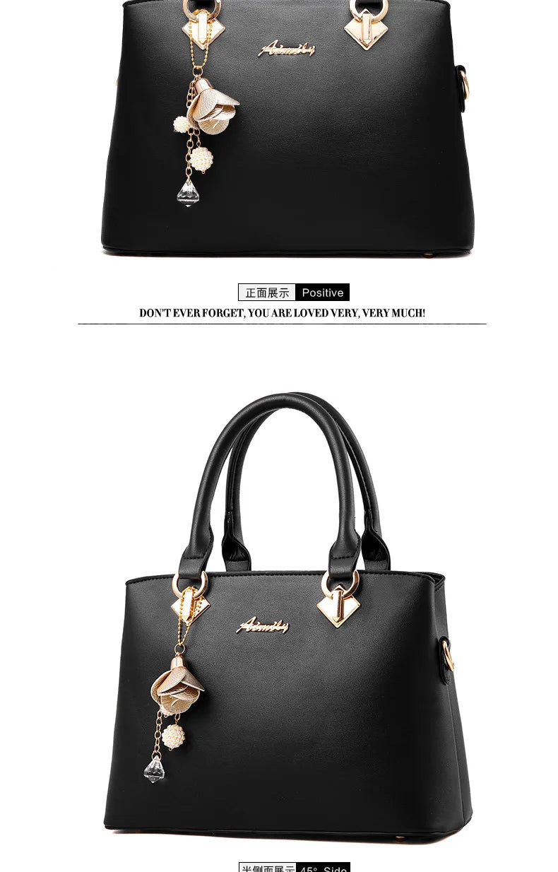 Luxury Handbags Women Bags Designer High-quality Leather Shoulder Bags for Women 2025 Casual Solid Color Purse and Handbags Sac