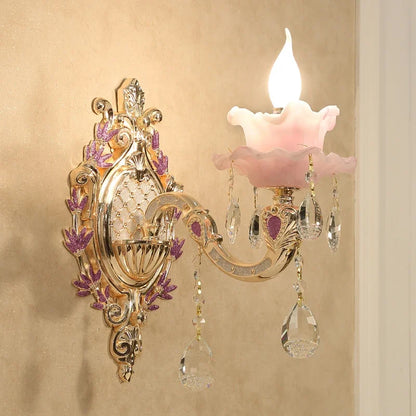 Zinc Alloy Crystal Chandelier Modern Living Room Decoration  Lighting European Restaurant Bedroom Candle  Lamps
