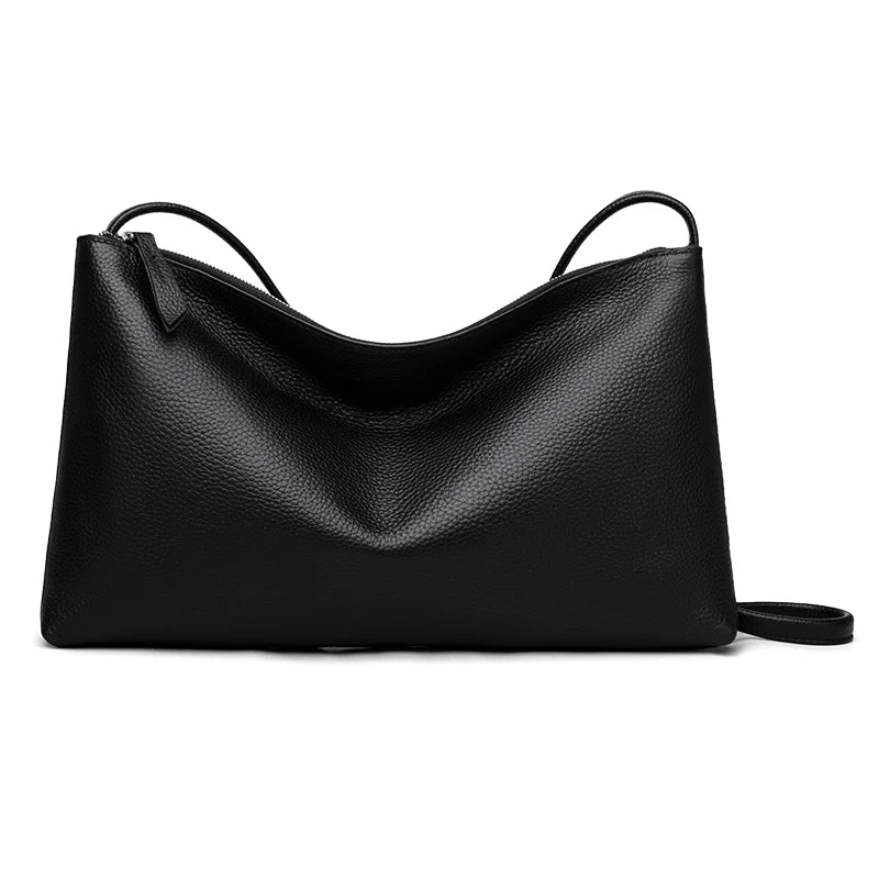 100% Genuine Leather Shoulder Crossbody Bag For Women Sac 2025 High Quality Cow Leather Ladies Handbag Luxury Female Tote Bags
