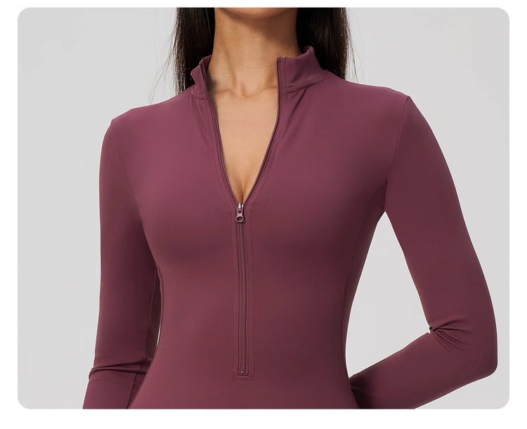 Summer Long Sleeve Yoga Suit Women's Tracksuits Gym Clothes Training Sportswear Fitness Sports Bodysuit Female Workout Overalls