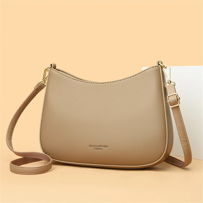 High Quality Underarm Shoulder Bags for Women 2024 Solid Color New Texture Leather Crossbody Bag Luxury Designer Handbags Sac