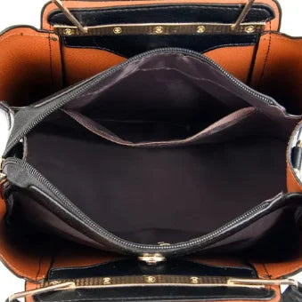 2024 Luxury Women Designer 3 Layers Shoulder Crossbody Sac Ladies Large Capacity Leather Handbags Shopper Brand Messenger Totes