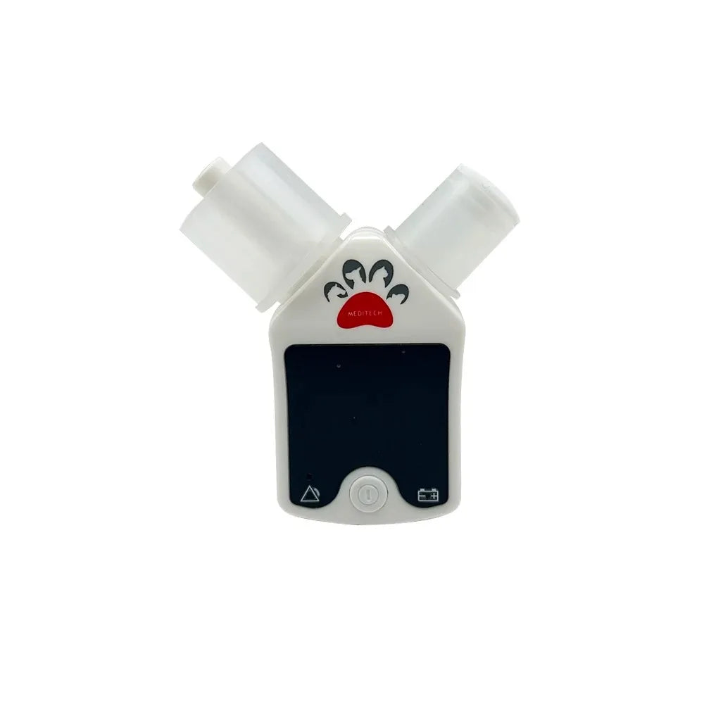 Rechargeable respiratory alarm for animals, anesthesia circuit monitor for cats and dogs, animal respiratory monitoring device