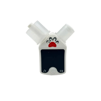 Rechargeable respiratory alarm for animals, anesthesia circuit monitor for cats and dogs, animal respiratory monitoring device