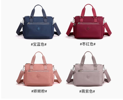 High-grade fabrics,Women's Shoulder bag Female Top-Handle bag Handbag Waterproof Nylon CrossBody Bag Ladies Messenger Bag