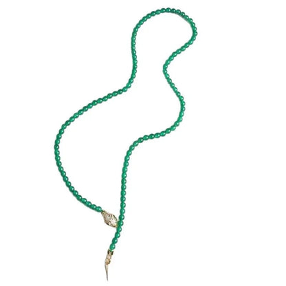 Vintage Women's Turquoise Snake Necklace Jewelry Fashion Accessory
