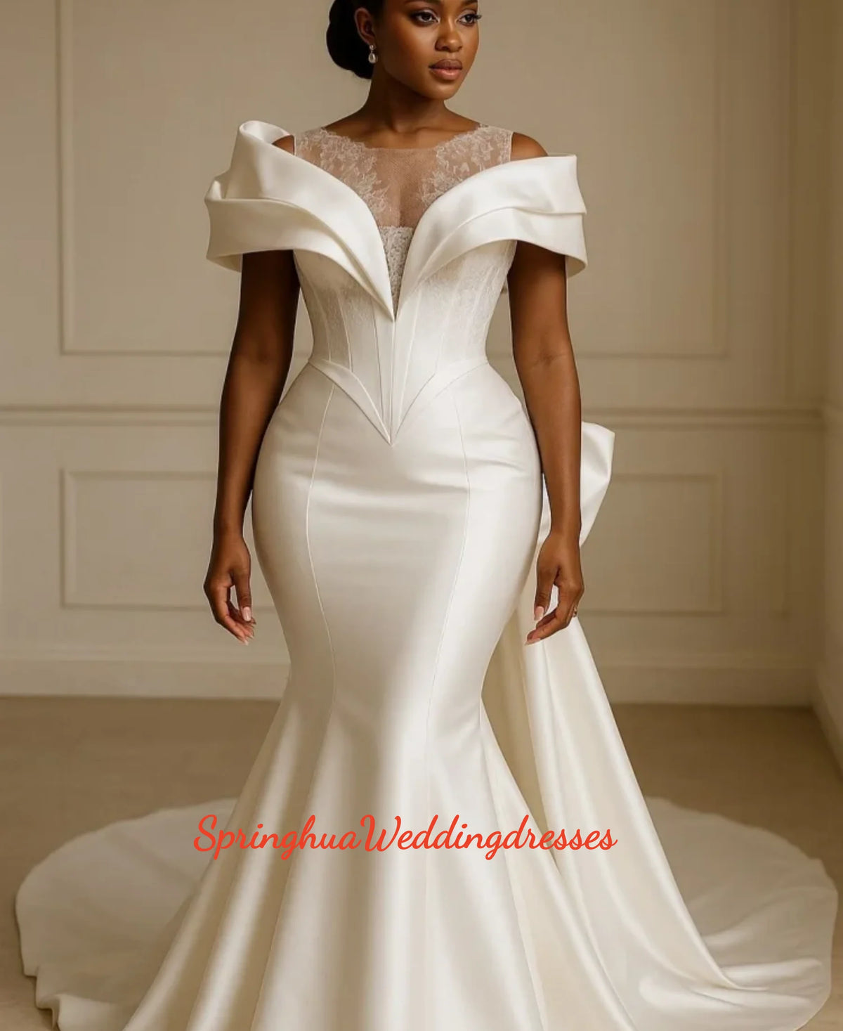 Customized African Ball Gown Luxury High Quality Wedding Dresses Long Sleeve Bride's Gowns Bridal Bride Gown Vestidos De Novia