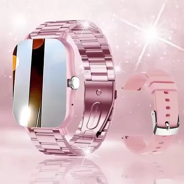 New Smart Watch Android IOS Phone 1.44 Inch Color Screen Bluetooth Call Blood Oxygen/Pressure Monitoring Smart Watch Women Men
