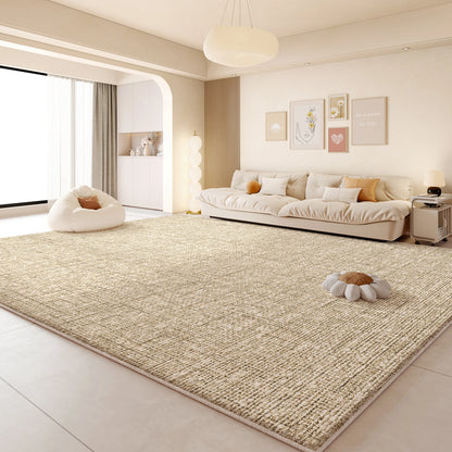Cream Style Living Room Decoration Rug Light Luxury Rugs for Bedroom Fluffy Soft Cloakroom Carpet Household Washable Floor Mat