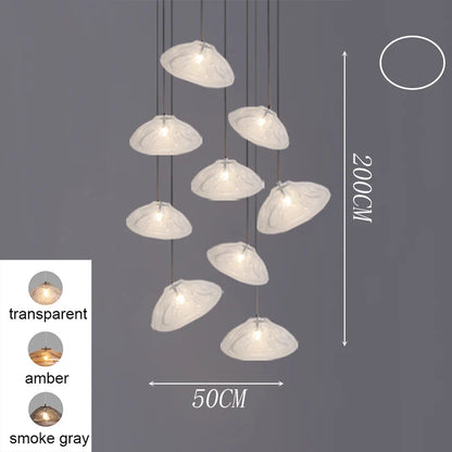 Modern Stair chandelier Pendant lights indoor lighting Ceiling lamp hanging light led Chandeliers for living room indoor lightin