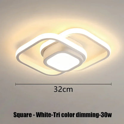 LED Strip Aisle Ceiling Lights Modern Minimalist Living Room Lamps For Balcony Entrance Home Decor Fixtures various styles