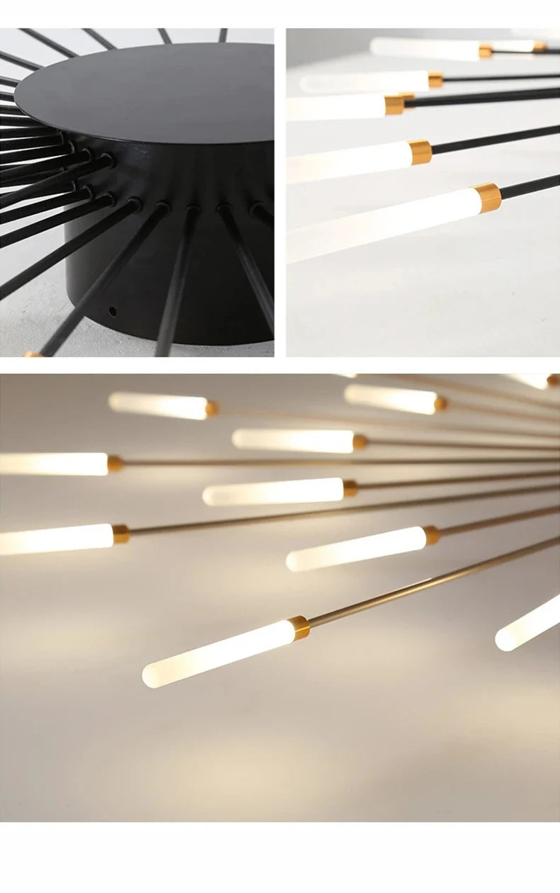 Modern Firework s Led Ceiling Lamp Creativity Living Dining Room Ceiling Chandelier Home Lighting Bedroom Light Luster Luminaire