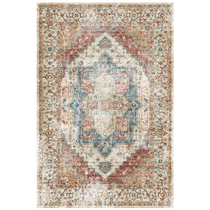 American Retro Style Rugs for Bedroom Large Area Living Room Decoration Anti-slip Carpet Washable Lounge Floor Mat Home Soft Rug