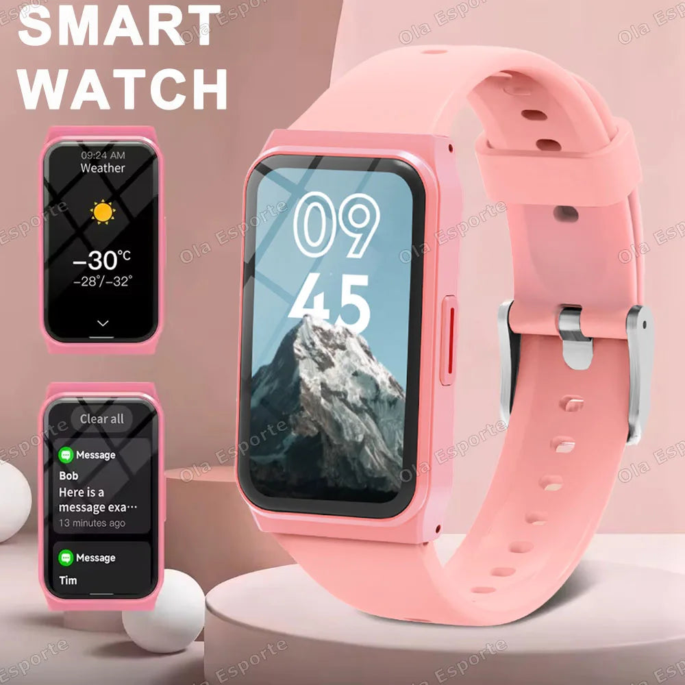 New Smart Watch Lightweight Health & Sleep Monitoring Multiple Sport Modes Music Control For Men Women Smartwatch Holiday Gifts