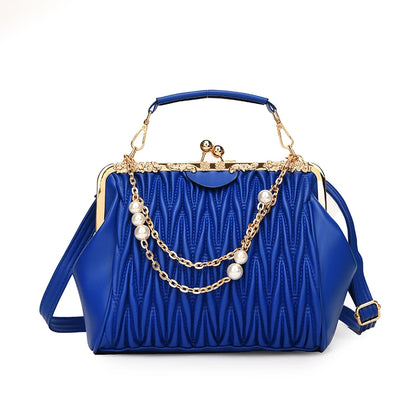 New Summer Women's Shoulder Bag Thick chain Handbag Sense of luxury Ladies Clouds Crossbody Messenger Bags Designer PU Women Bag