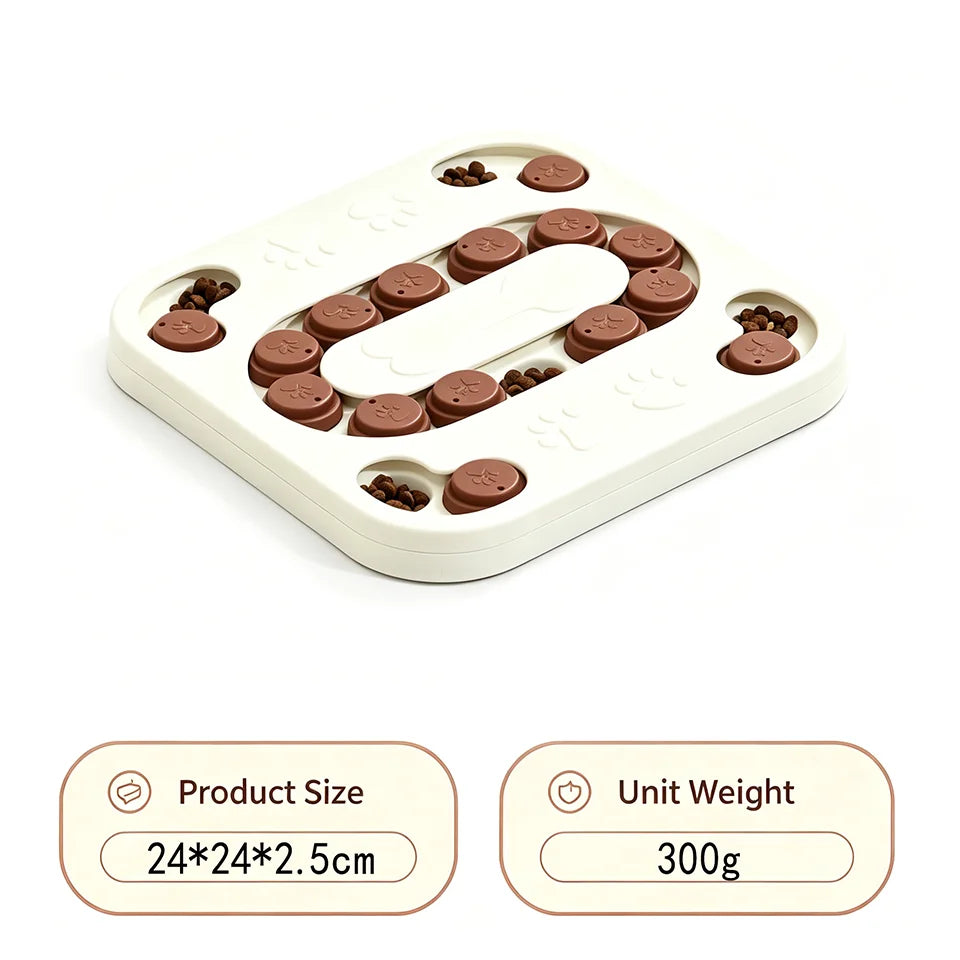 Dog Puzzle Toys Slow Feeder Interactive Brain Increase Puppy IQ Food Dispenser NonSlip Slowly Eating Bowl Pet Cats Dogs Training