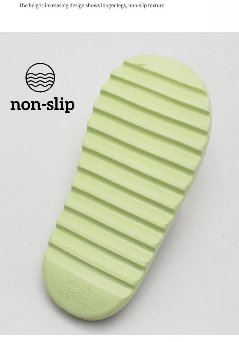 Brand High Quality Super Soft EVA Sole Summer Slippers for Men Bathroom Slippers Home Slides Couple Beach  Male Slipper