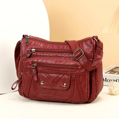High Quality Leather Handbags Women Bags Luxury Brand Designer Shoulder Crossbody Hand Bags for Women 2024 Purses and Handbags