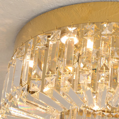 Gold Luxury Crystal Ceiling Lamp Living Room Modern Chandeliers Decoration Led Ceiling Lights Lighting Fixture Diameter 40 50cm