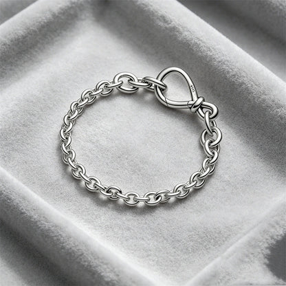 Hot Sale Original Me Bracelet Fit Charm Beads Round Beads For Women 925 Sterling Silver Luxury femme Bracelet Jewelry Trinkets