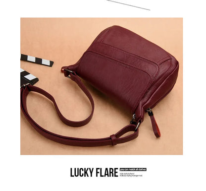 Luxury Designer Handbag High Quality Soft Leather Purses And Handbags Casual Shoulder Messenger Bags for Women 2024 New Sac