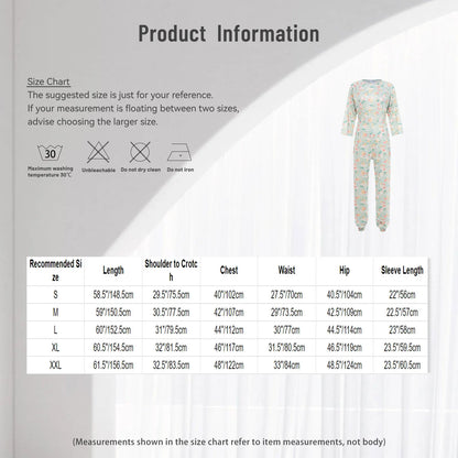 Women Special Need Adaptive Clothing Elderly Alzheimer Dementia Back Zipper Anti-Strip Nursing Jumpsuit Homewear Sleepwear