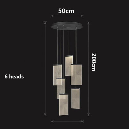 Modern home decor led lights pendant light lamps forstaircase Chandeliers for living room hanging light indoor lighting