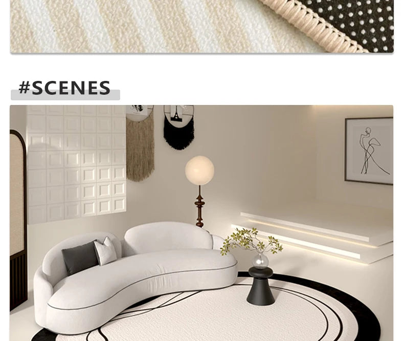 Living Room Carpet Home Decoration Luxury Modern Rug Big Size Irregular Floor Mat Anti-slip Bedroom Large Area Rugs שָׁטִיחַ 양탄자
