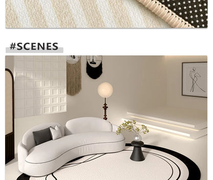 Living Room Carpet Home Decoration Luxury Modern Rug Big Size Irregular Floor Mat Anti-slip Bedroom Large Area Rugs שָׁטִיחַ 양탄자