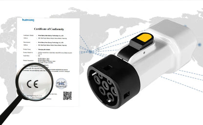 Type2 V2L Discharger Adapter Israel Socket Electric Vehicle Discharge for BYD Atto 3 MG Jaecoo J7 Geely Starray XPENG G6
