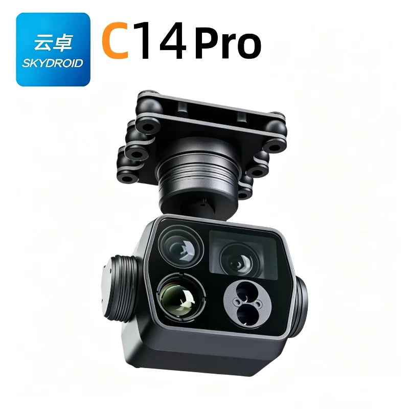 Skydroid C14Pro Four-Light Pod, Three-Axis Stabilization, AI Tracking, Power Inspection and Security Drone Gimbal Camera