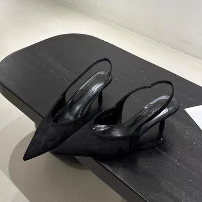 Luxury High Heels Sandals Women Sexy Pointed Toe Shoes for Woman Slippers New Party Shoes Pumps Elegant Slides Mujer Zapatos