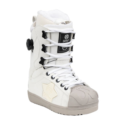 LILKINGS Wishing Star Snowboard Boots Side Buckle Lacing Quick Entry Thermo Liner Women Men 36-45