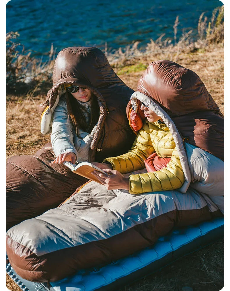 Naturehike SnowBird Down Sleeping Bag Ultralight Waterproof Mummy Sleeping Bag Winter Duck Down Sleeping Bag SP400 SP700 SP1000
