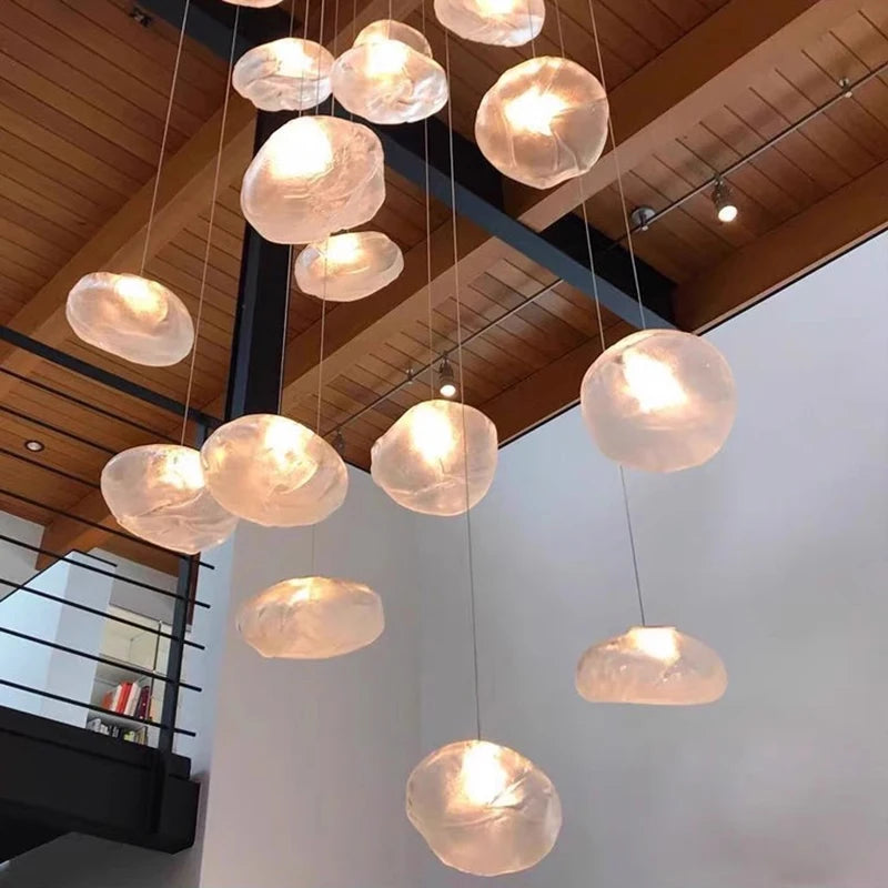 Modern Stair chandelier Pendant lights indoor lighting Ceiling lamp hanging light led Chandeliers for living room indoor lightin