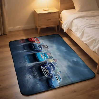 Anime-L-lightning-M-mcqueenS Cool Carpet Bathroom Anti-slip Mat Door Mat Home Decoration Mat Entrance Door Mat Scratch-resistant