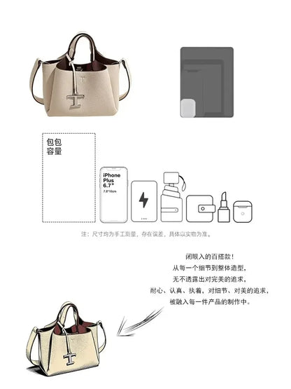 Premium Ladies Tote Bag, Fashionable Leather Crossbody Handbag For Women, Luxury Brand Messenger Bag