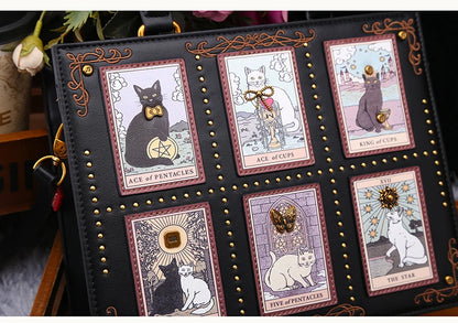 Vintage and Luxury Designer Bag with Delicate Embroidery Cat Printing Women Popular and Fashionable Tote Bag with Large Capacity